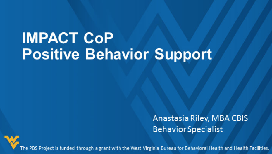 snapshot of Navigating the IMPACT PBS presentation