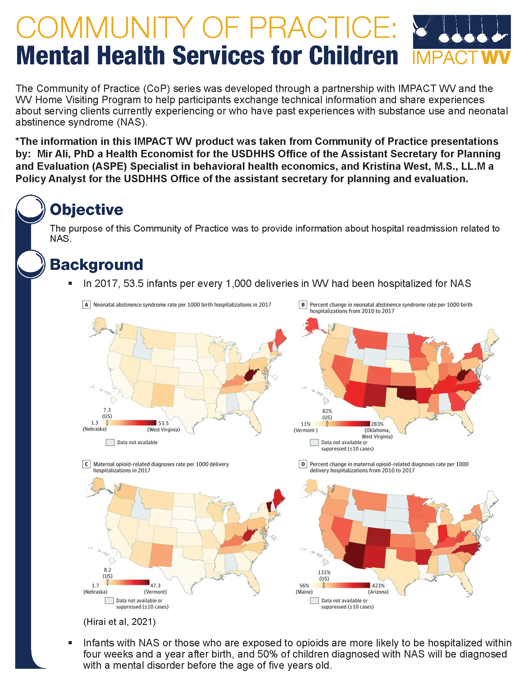 snapshot of Mental Health Services for Children