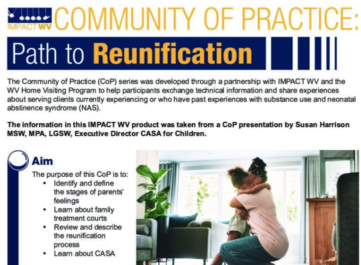 snapshot of Amy reuniting with her son